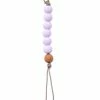 Itty Bitty Kid's Boutique Wisteria Pink Pacifier Clip Infants
