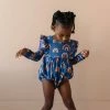 Ollie Jay Leah Romper Navy Rainbow