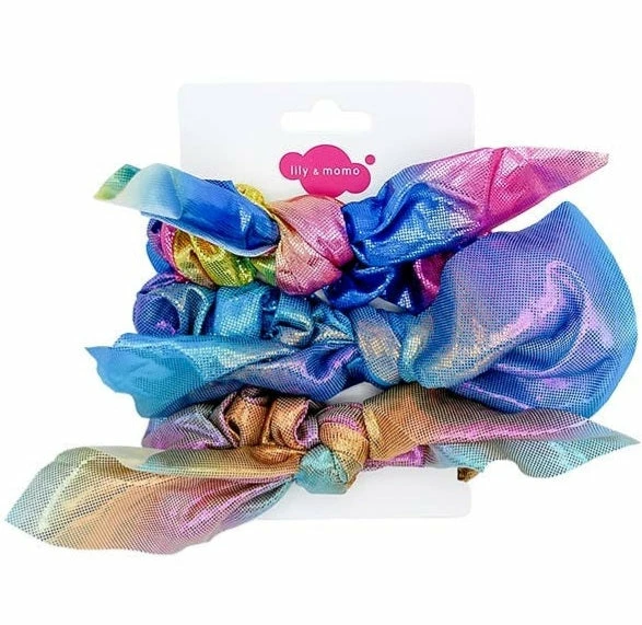 Cheapest โ Lily & Momo Accessories Sparkle & Shine Scrunchie Trio ๐ 3 Lily & Momo Accessories Sparkle & Shine Scrunchie Trio