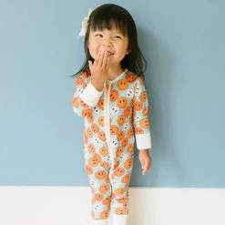 Itty Bitty Kid's Boutique Colorful Smiley Bamboo Sleeper