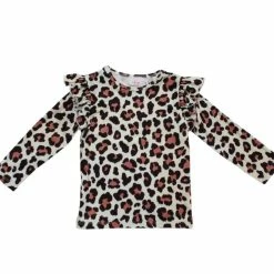 Itty Bitty Kid's Boutique Girls Wild One Ruffle Tee