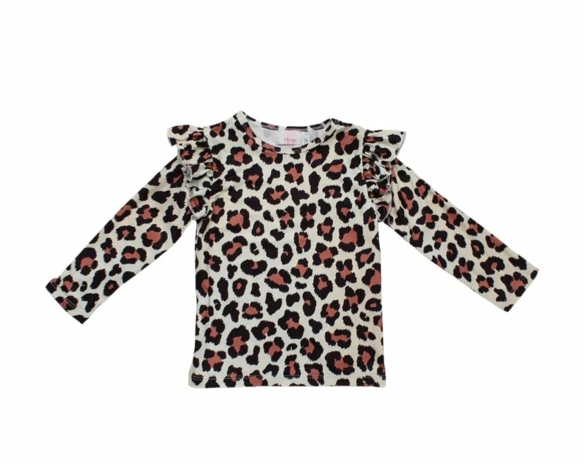 Brand new ๐ Itty Bitty Kid's Boutique ๐ง Girls Wild One Ruffle Tee ๐ 3 Itty Bitty Kid's Boutique Girls Wild One Ruffle Tee