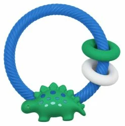 Itty Bitty Kid's Boutique Dino Silicone Teether Rattles Infants