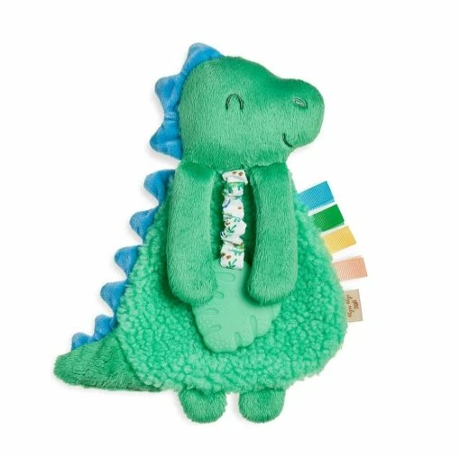 Itty Bitty Kid's Boutique James The Dino Plush With Silicone Teether Toy
