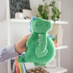Itty Bitty Kid's Boutique James The Dino Plush With Silicone Teether Toy