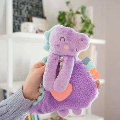 Itty Bitty Kid's Boutique Dempsey The Dino Plush With Silicone Teether Toy