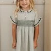 Hot Sale โ Itty Bitty Kid's Boutique Infants Green Smocked ๐ Dress ๐ 1 Itty Bitty Kid's Boutique Infants Green Smocked Dress