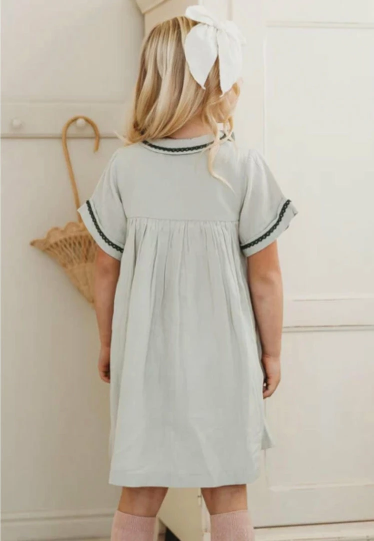 Hot Sale โ Itty Bitty Kid's Boutique Infants Green Smocked ๐ Dress ๐ 4 Itty Bitty Kid's Boutique Infants Green Smocked Dress