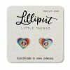 Itty Bitty Kid's Boutique Accessories Boho Hippie Heart Earrings