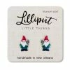 Itty Bitty Kid's Boutique Garden Gnome Earrings Accessories
