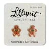 Itty Bitty Kid's Boutique Accessories Gingerbread Man Earrings
