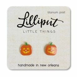 Itty Bitty Kid's Boutique Jack O' Lantern Earrings