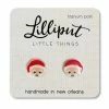 Itty Bitty Kid's Boutique Santa Claus Earrings Accessories