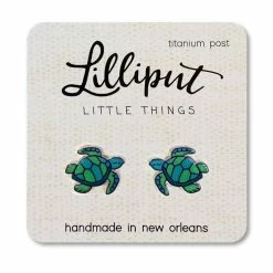 Itty Bitty Kid's Boutique Sea Turtle Earrings Accessories