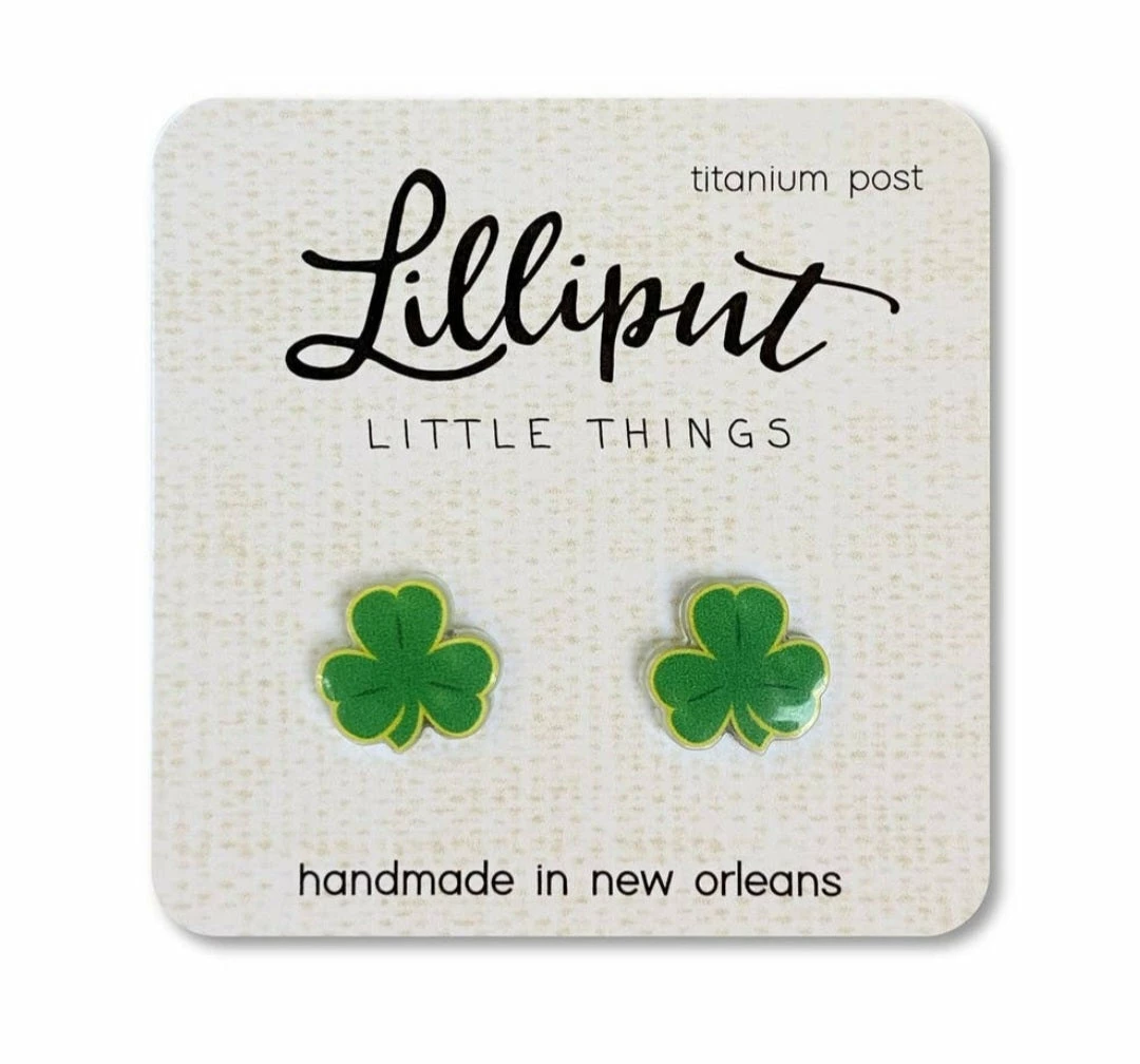 Brand new π Itty Bitty Kid's Boutique Shamrock Earrings π₯ 3 Itty Bitty Kid's Boutique Shamrock Earrings