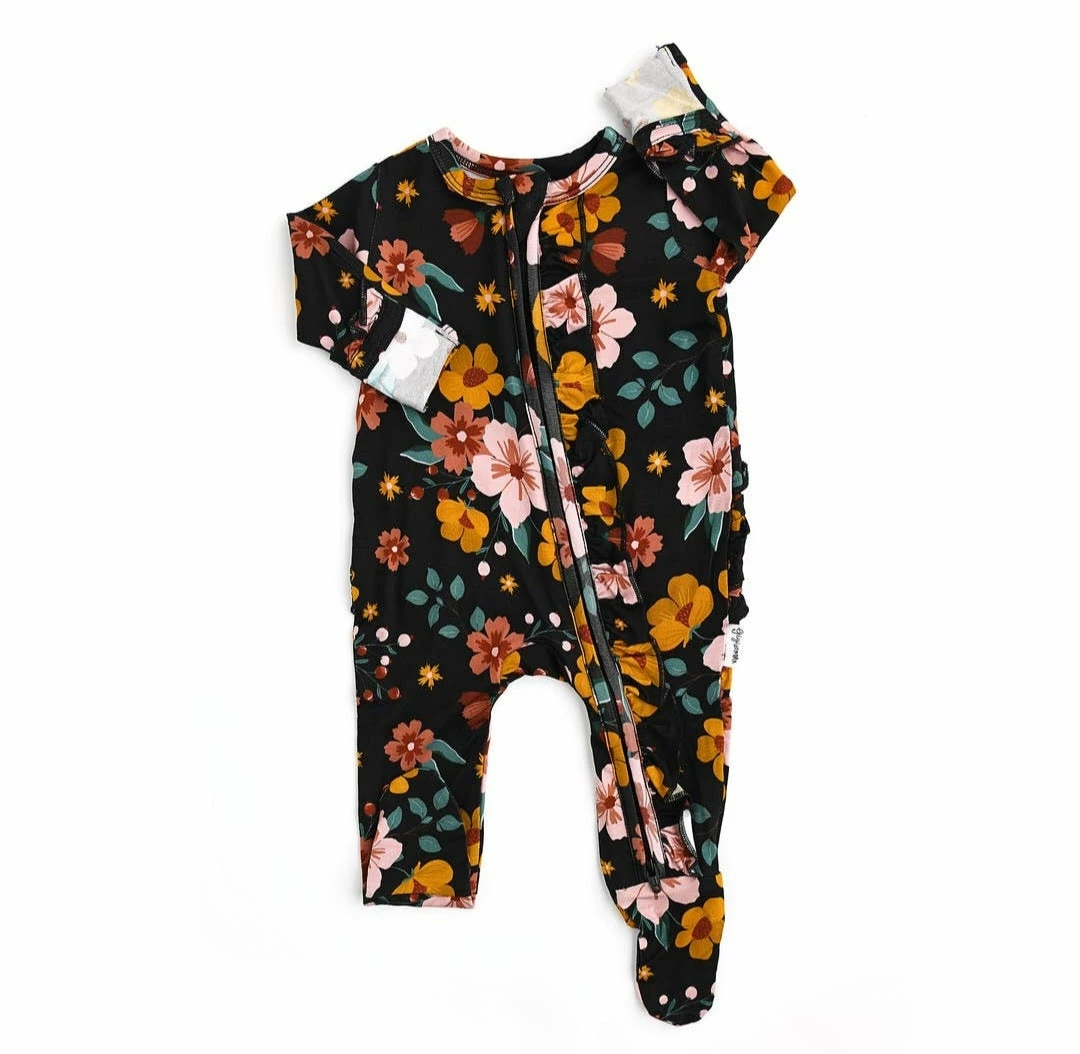 Brand new 🤩 Itty Bitty Kid's Boutique Infants Elena Ruffle Zip ✔️ 3 Itty Bitty Kid's Boutique Infants Elena Ruffle Zip