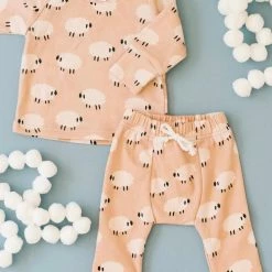 Flash Sale 😀 Itty Bitty Kid's Boutique Little Lamb Lounge Set 🔔 7 Itty Bitty Kid's Boutique Little Lamb Lounge Set