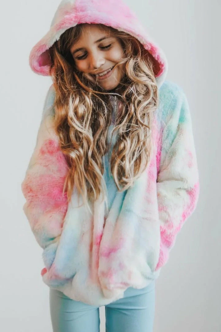 Best reviews of ๐ Itty Bitty Kid's Boutique Tie Dye Fuzzy Hoodie ๐ 3 Itty Bitty Kid's Boutique Tie Dye Fuzzy Hoodie