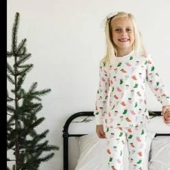 Itty Bitty Kid's Boutique Christmas Stockings Two-Piece Pajamas Infants