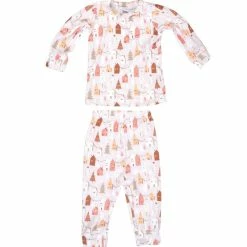 Itty Bitty Kid's Boutique Infants Christmas Trees And Houses Pajamas