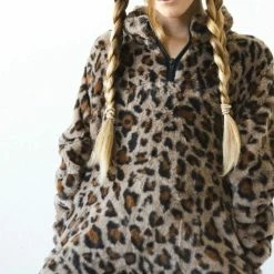 Itty Bitty Kid's Boutique Wild One Fuzzy Pullover Girls