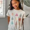 Outlet โจ Itty Bitty Kid's Boutique ๐ง Girls ๐ Christmas Tree Tee ๐ 1 Itty Bitty Kid's Boutique Girls Christmas Tree Tee