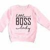 Itty Bitty Kid's Boutique Little Boss Lady Sweatshirt Girls