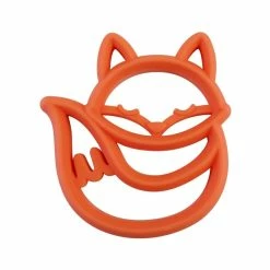 Itty Bitty Kid's Boutique Fox Chew Crew Silicone Baby Teethers Infants