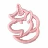 Itty Bitty Kid's Boutique Pink Unicorn Chew Crew Silicone Teether Infants