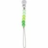 Itty Bitty Kid's Boutique Green Ombre Beaded Pacifier Clip