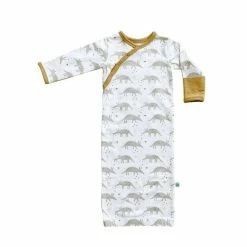 Itty Bitty Kid's Boutique Infants Ari Aardvark Shoulder Snap Gown
