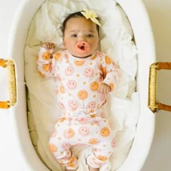 Itty Bitty Kid's Boutique Pink Smiley Lounge Set Infants