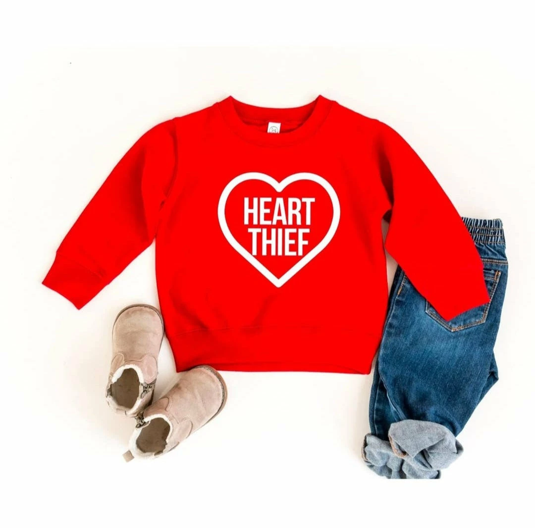 Flash Sale ๐ Itty Bitty Kid's Boutique Heart Thief Sweatshirt New Arrivals ๐ 3 Itty Bitty Kid's Boutique Heart Thief Sweatshirt New Arrivals
