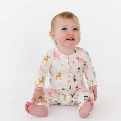 Itty Bitty Kid's Boutique Baby Pajama In Puppy Love Infants